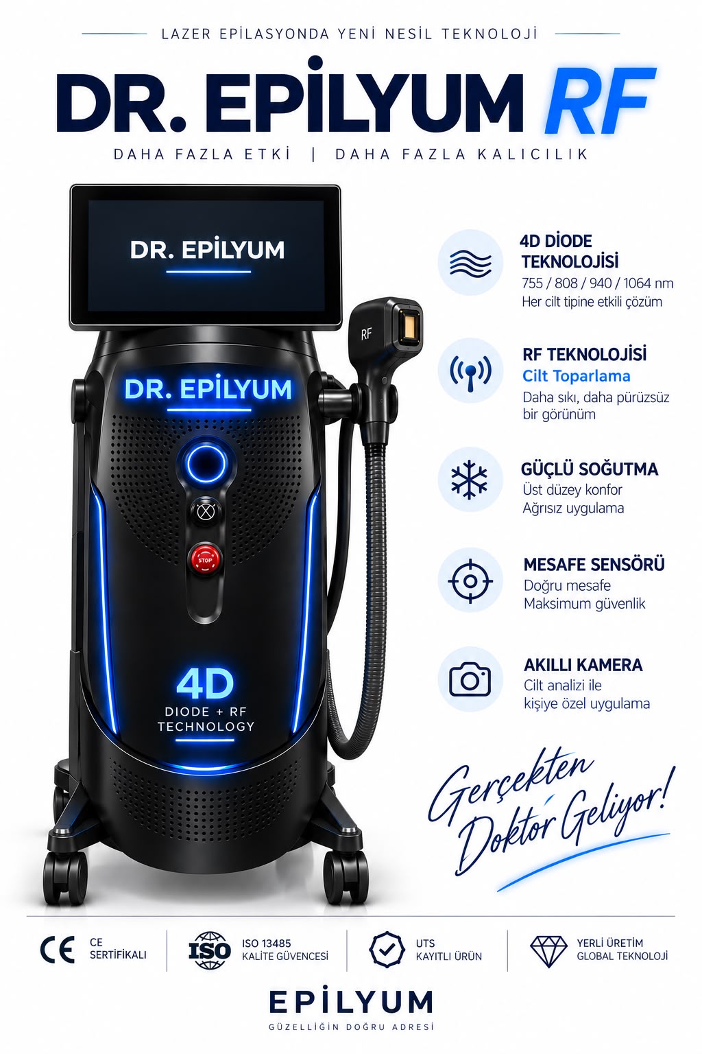 Dr. Epilyum RF teknolojisi